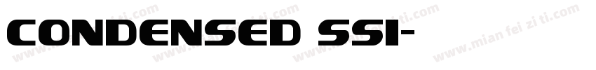 condensed ssi字体转换